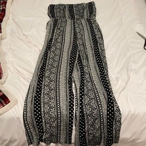 Black and White Design Romper